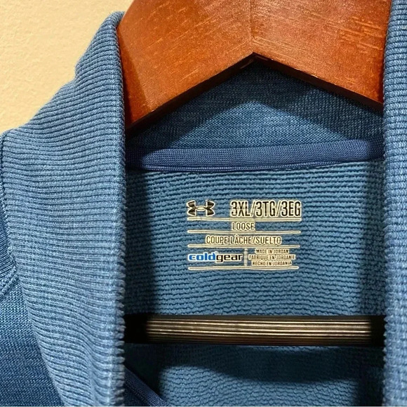 Under Armour storm 3XL loose coldgear 1/4 zip pullover sweatshirt fleece lined - Picture 5 of 6